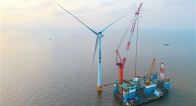 我國離岸最遠(yuǎn)海上風(fēng)電項目全容量并網(wǎng)